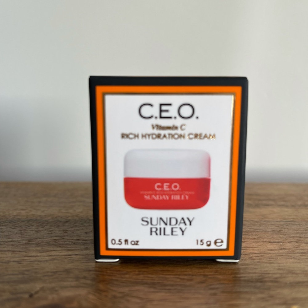 COPY - Sunday Riley CEO vitamin C hydration cream.